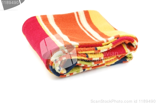 Image of Colorful woolen scarf