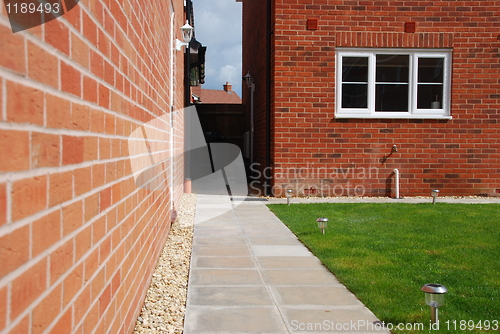 Image of Back yard garden architecture