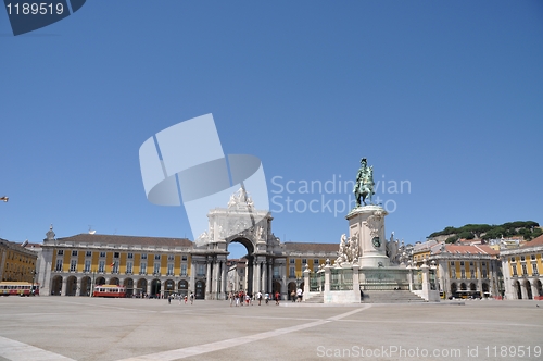 Image of Commerce Square in Lisbon