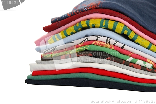 Image of Colorful t-shirts