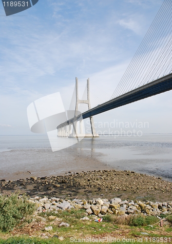 Image of Vasco da Gama Bridge in Lisbon, Portugal