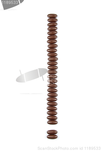 Image of Chocolate exclamation mark