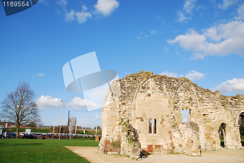 Image of St Oswald's Priory ruins in Gloucester