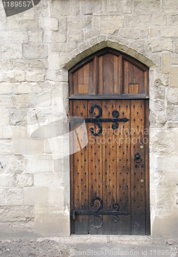 Image of Wooden door from medieval era