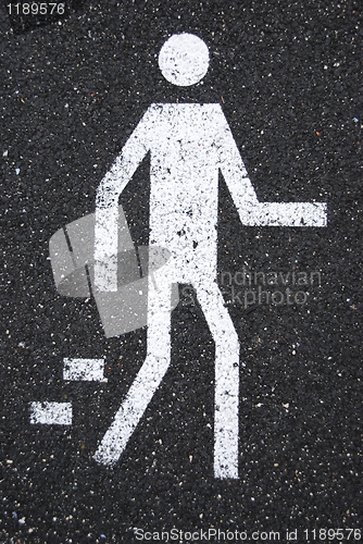 Image of Pedestrian sign