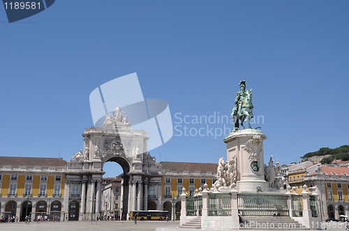 Image of Commerce Square in Lisbon