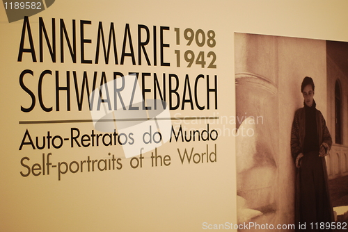 Image of Annemarie Schwarzenbach exhibition at CCB, Portugal