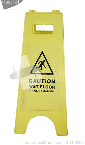 Image of Wet floor sign