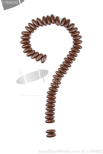 Image of Chocolate question mark