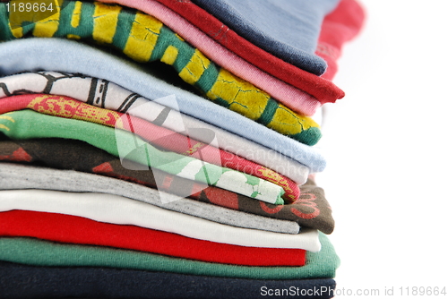 Image of Colorful t-shirts