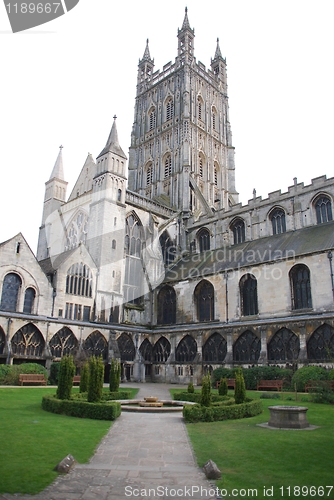 Image of Gloucester Cathedral (garden view)