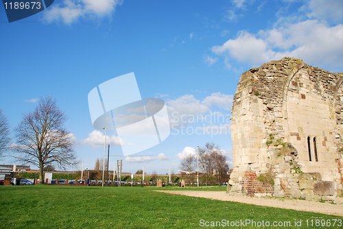 Image of St Oswald's Priory ruins in Gloucester
