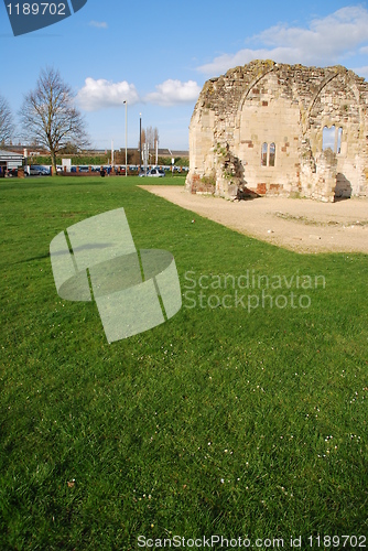 Image of St Oswald's Priory ruins in Gloucester