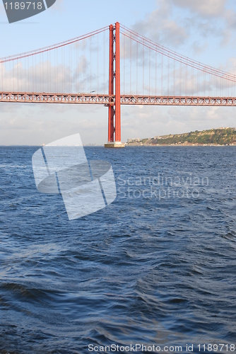 Image of 25th April bridge in Lisbon, Portugal