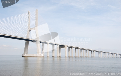 Image of Vasco da Gama Bridge in Lisbon, Portugal