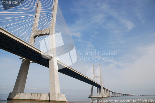 Image of Vasco da Gama Bridge in Lisbon, Portugal