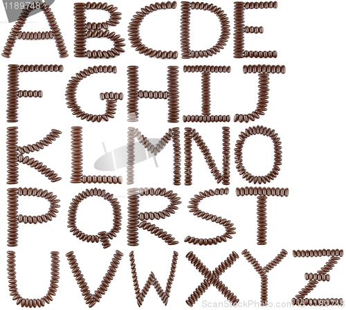 Image of Chocolate English Alphabet