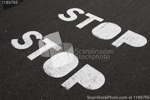 Image of Stop sign