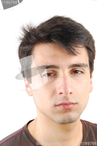 Image of Sad or depressed young adult portrait 