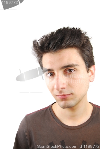 Image of Portrait of a handsome happy young guy
