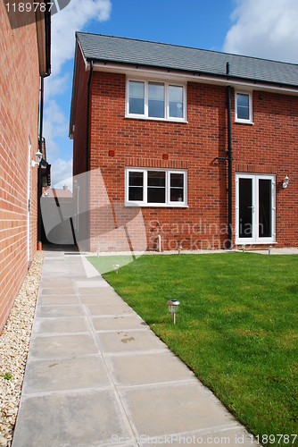 Image of Back yard garden architecture