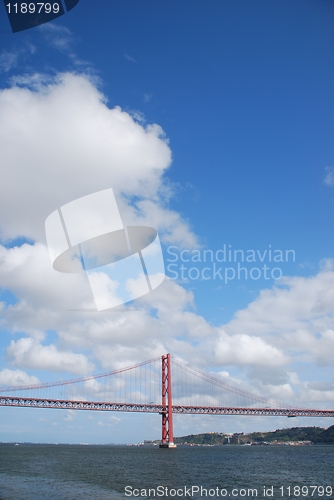 Image of 25th April bridge in Lisbon, Portugal