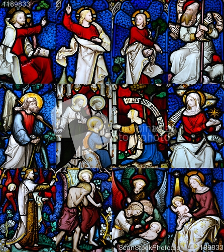 Image of Religious stained glass window collection
