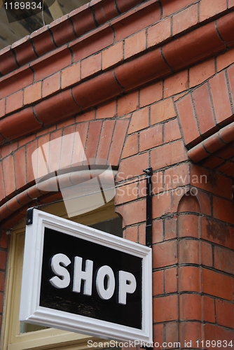 Image of Shop sign