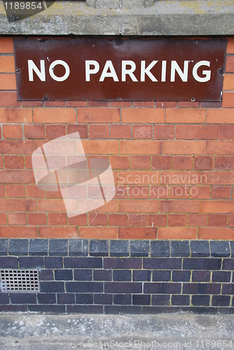 Image of No parking sign