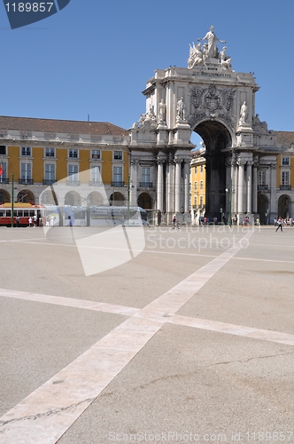 Image of Commerce Square in Lisbon