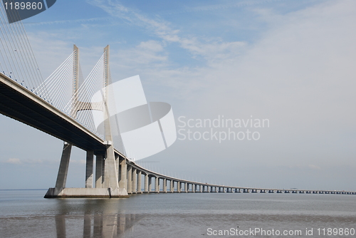 Image of Vasco da Gama Bridge in Lisbon, Portugal