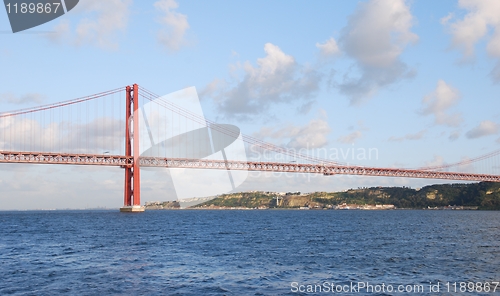 Image of 25th April bridge in Lisbon, Portugal