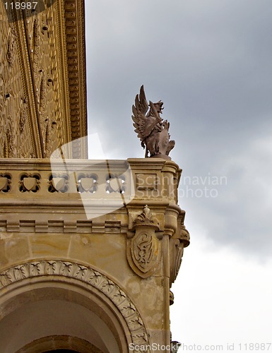 Image of Griffin with a sword