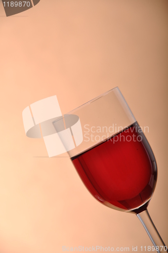 Image of Glass of red wine