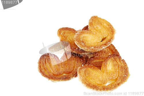 Image of Palmier cookies on white