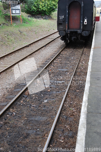 Image of Antique steam train