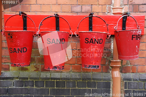 Image of Emergency fire buckets