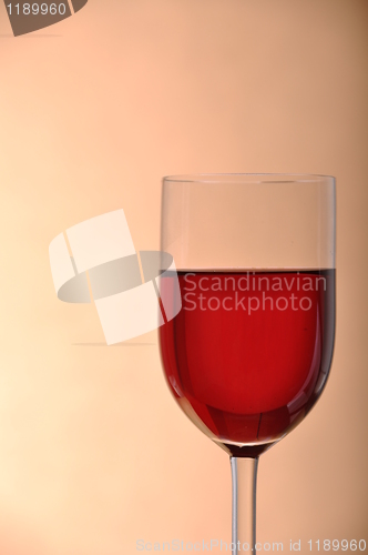 Image of Glass of red wine