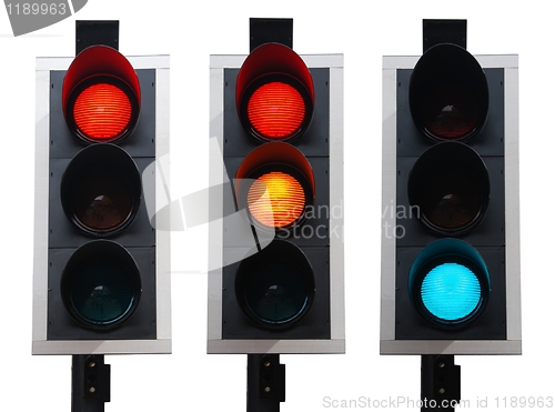 Image of British traffic lights