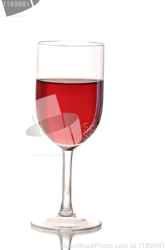 Image of Glass of red wine