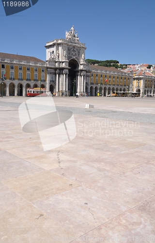 Image of Commerce Square in Lisbon