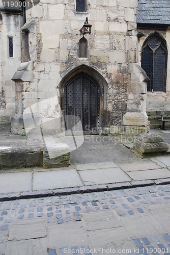 Image of St Mary De Lode church in Gloucester UK