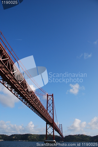 Image of 25th April bridge in Lisbon, Portugal