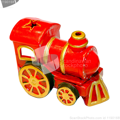 Image of Christmas locomotive