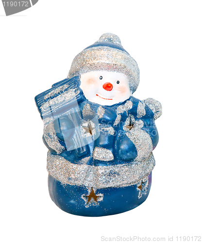 Image of Blue snowman