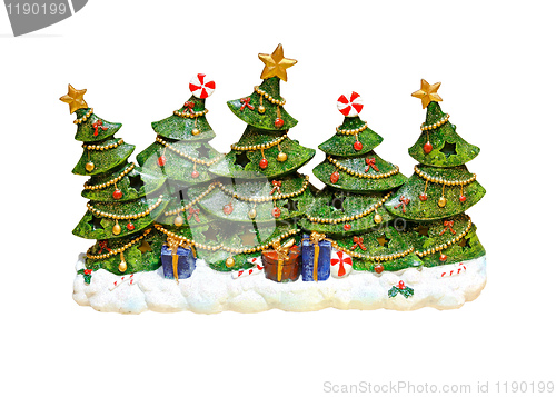 Image of Christmas trees