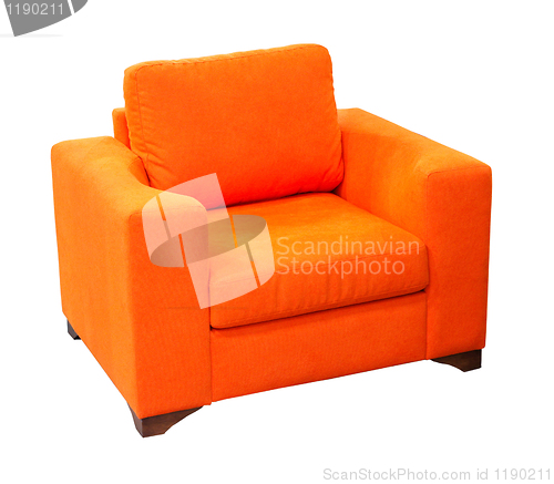 Image of Orange armchair