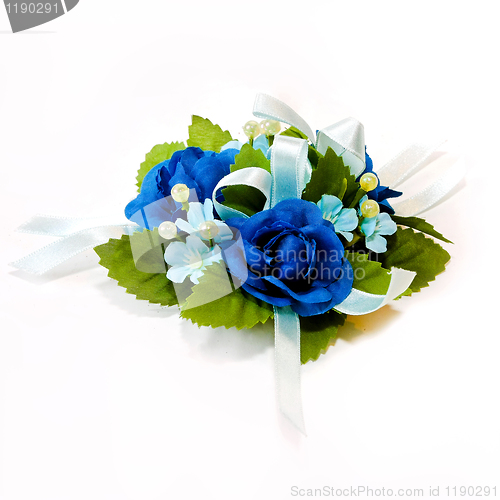 Image of Blue corsage