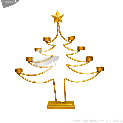 Image of Christmas candlestick