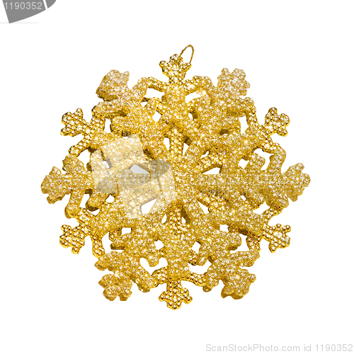 Image of Gold snowflake